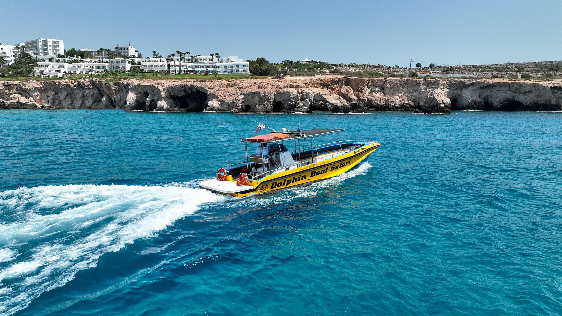 Redefining day trip cruises in Cyprus since 1985 8 Dolphin Boat Safari Trip